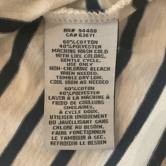 Women’s Sperry Striped Long Sleeve Shirt - Size Medium - Picture 5 of 8